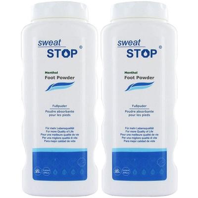 Sweatstop Menthol Fußpuder 2x 2x100 g Puder
