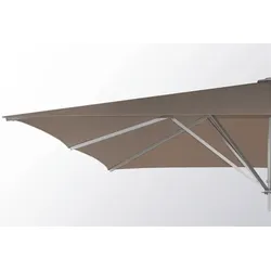 Ersatzbespannung May Schattello 350x350cm (quadratisch) - 378 schiefergrau matt