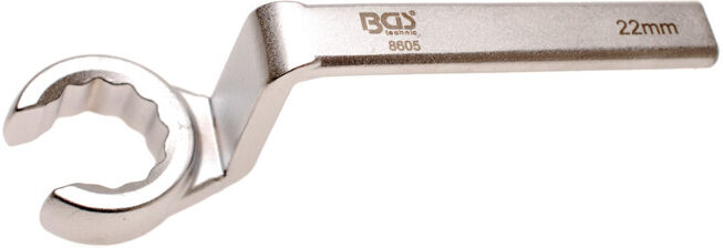 BGS Clé à œil spéciale pour sondes Lambda, ouverte 22 mm, 8605 ; BGS technic (8605)