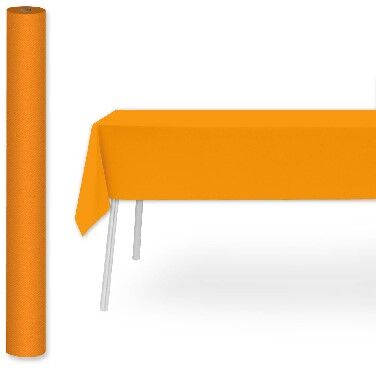 Pack Service Tovaglia in rotolo arancione 1,2x25 m 4 Pezzi