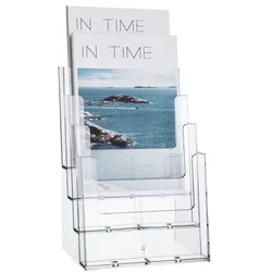 helit Prospekthalter »the helpdesk H23522« transparent, 16.5x26x3.4 cm