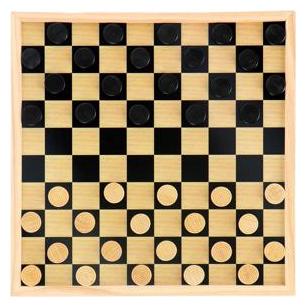 Schachbrett / Damebrett 40x40 Cm (52934279)