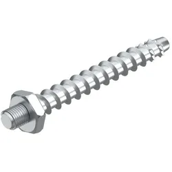 BETTERMANN Betonschraube Ø6x55mm ST g/vz MMS+ ST 6x55 Außensechsk Bohrloch: 5mm
