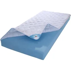 Matratzenauflage RIBECO "Top Cool", weiß, B:80cm L:200cm, Bezug: 100% Polyester, Matratzenzubehör, Mit über 1.000 positiven Kundenbewertungen