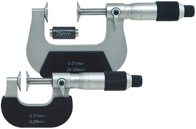 HOLEX Micromètre avec disques de mesure rotatifs 75-100 mm (423000 75-100)