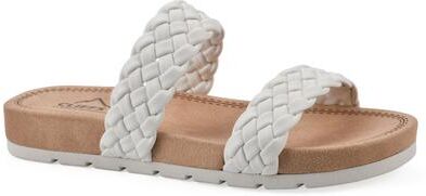 Women's Truly Slide Sandal by Cliffs in White Smooth (Size 11 M)