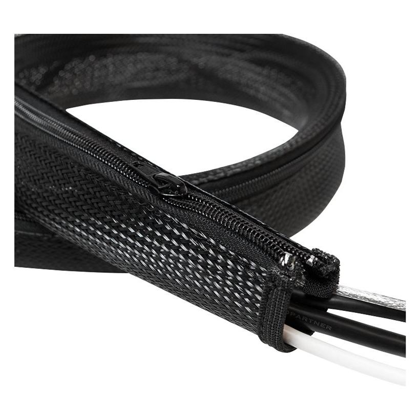 LogiLink Kabelschutz mit Reissverschluss (Kabelschlauch, 100 cm) (KAB0048)