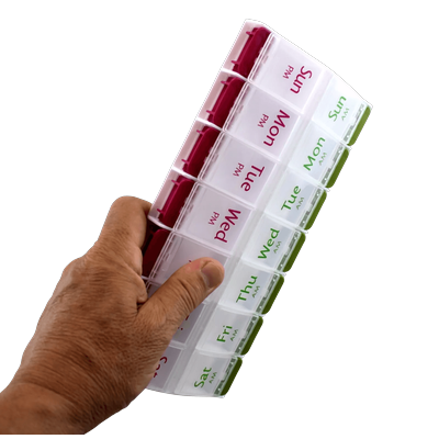 Jumbo Extra Large Pill Organizer, Weekly Pill Box, 2 Times A Day Medication Storage Case For Vitamins, Supplements Jumbo Extra Large Pill Organizer, Weekly Pill Box, 2 Times A Day Medication Storage Case For Vitamins, Supplements