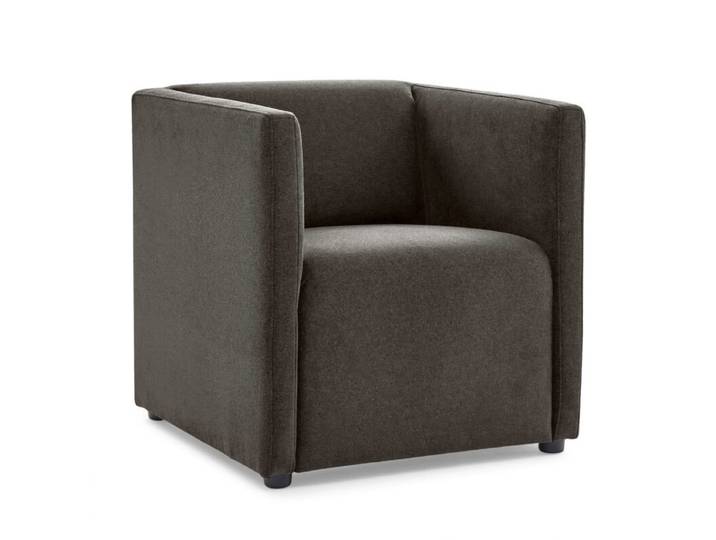 Calizza Interiors Grivola Sessel - Flachgewebe Eco-Soil 68 mocca