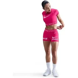 NIKE Damen Shirt Pro, Größe L in Pink Pink