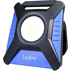 Ledino Baustrahler Kiel 40M, LED, für 18 V Akkus, IP54 Spritzwasserschutz, dimmbar, 40 Watt, 4.500 Lumen