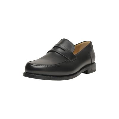 Loafer HENRY STEVENS "Haywood PL Businessschuh", Herren, Gr. 40,5, schwarz, Boxcalf, Schuhe Loafer, Herren Halbschuhe Leder handgefertigt, Anzugschuhe Slipper
