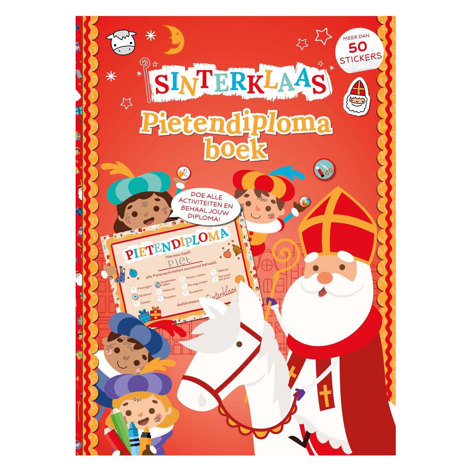 Rebo Sinterklaas Pieten Diplombuch mit Aufklebern (60899172)