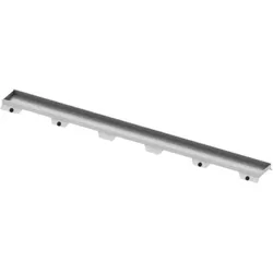 Tece Drainline Fliesenmulde plate II 601072 1000 mm, Edelstahl poliert, für gerade Rinne