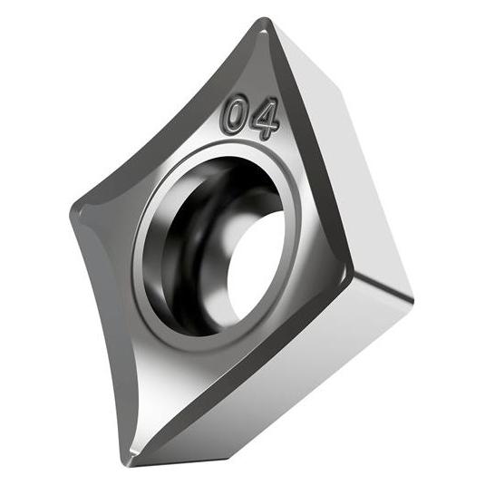 Pramet Drehwendeschneidplatte ISO CCGT 060202F-AL:T0315 D.2,8mm PVD beschichtet Silber - VPE: 10 (CCGT 060202F-AL:T0315)