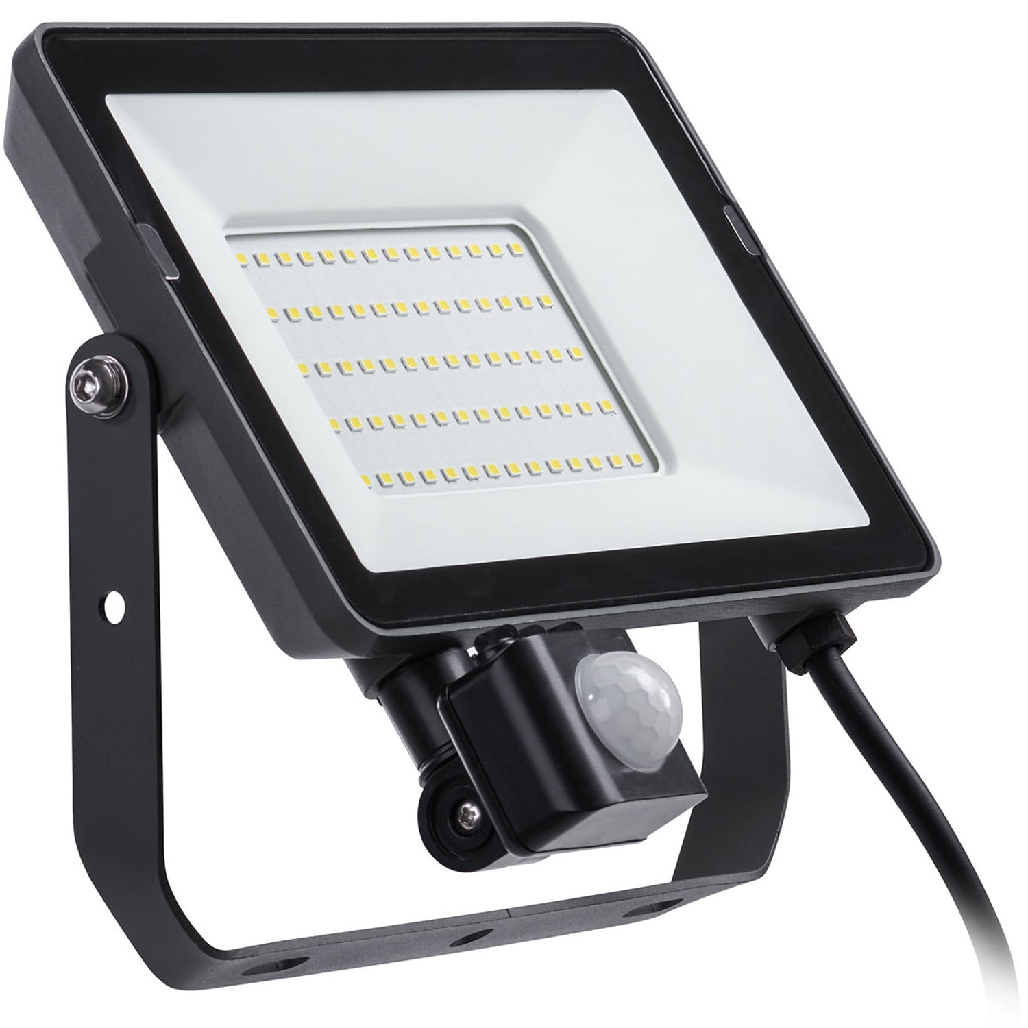 Philips LED Floodlight zwart met bewegingssensor IP65