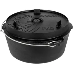 Petromax Feuertopf 12qt(ohne Füße) planer Boden