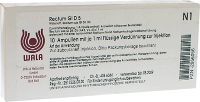 WALA Heilmittel GmbH RECTUM GL D 5 Ampullen 10X1 ml 02956056