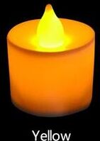 Inspired Living 5 Or 10 Piece LED Tea Lights Flameless Battery Operated Candles Multicolor Party Decor yellow 10pcs