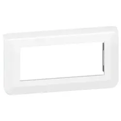 Legrand 078815L Mosaic Rahmen 5-modulig, horizontal Farbe: Ultraweiß
