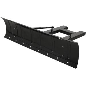 vidaXL Schneeschieber 153130, Schneeschild für Gabelstapler, 150 cm breit, verstellbar, aus Stahl, mit Gummikante