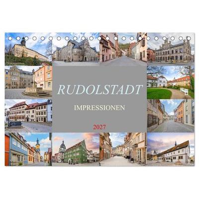 Rudolstadt Impressionen (Tischkalender 2027 DIN A5 quer), CALVENDO Monatskalender