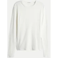 Basic Langarmshirt Sherrie Weiß 38