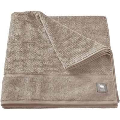 Badetuch MUSTERRING "Solid", grau, B:80cm L:160cm, Frottee, Baumwolle, Handtücher, Badetuch, hautschmeichelnde Airtouch Qualität