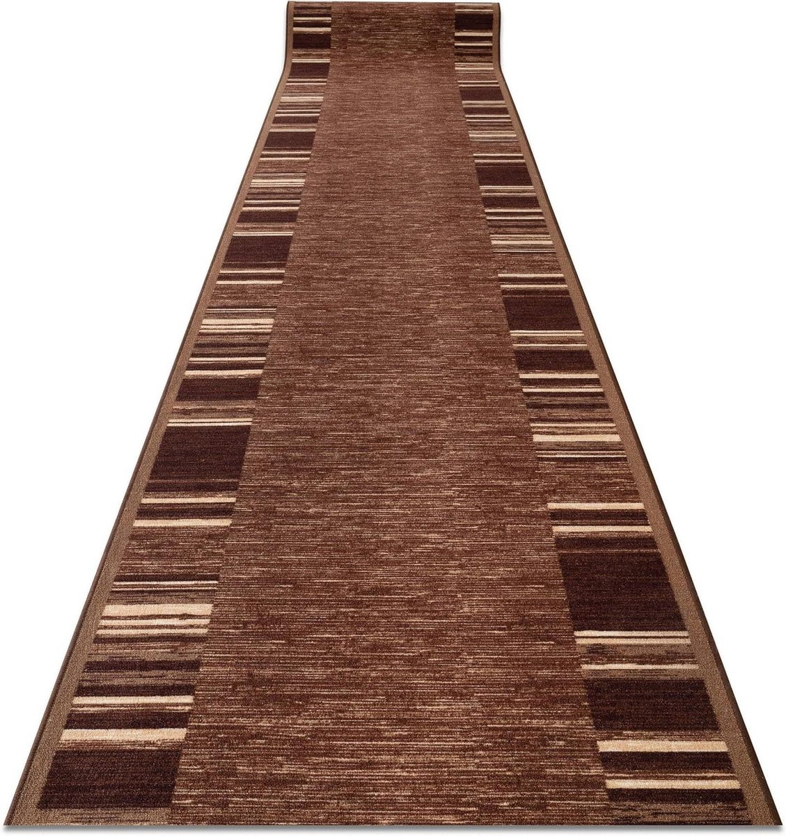 Runner Adagio Vloerkleed Loper Bruin - 67 x 270 cm