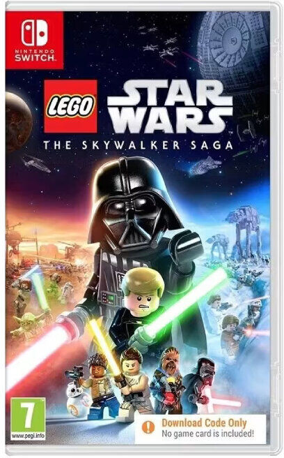 UPLOAD JOGO SWITCH LEGO SKYWALKER SAGA CODE IN BOX