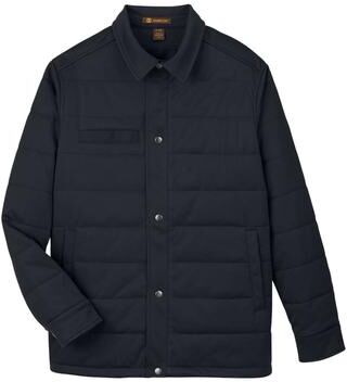 Harriton M821 Guardian Soft Shell Chore Coat in Black size XL   Polyester
