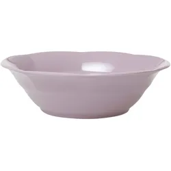 RICE Melamin Suppenteller einfarbig, Ø19 x H5,5cm, lavendel