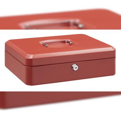 ARREGUI Elegant C9244 Geldkassette aus Stahl |30 cm breit | Abschließbare Kasse mit Geldeinsatz | Große Geldkassette mit Schlüssel und Münzeinsatz