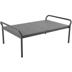 Brafab Kaffeetisch SLING, 135 x 85 x 52 cm, Aluminium Anthrazit - Abverkauf