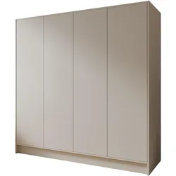 DREHTÜRENSCHRANK Gava mit vier, glatten Türen, Kaschmir