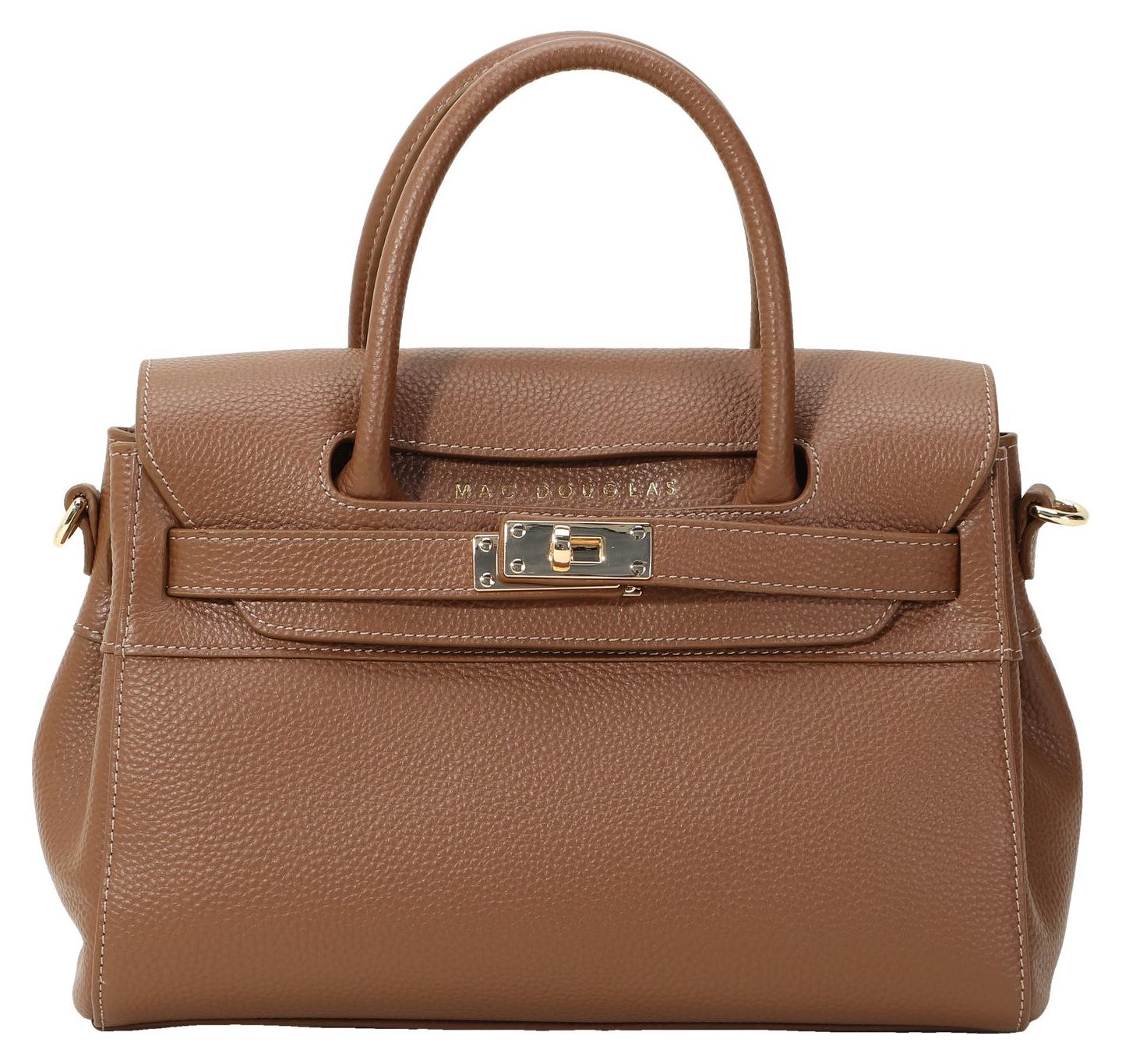 Mac Douglas Handtasche XS Pylad Alba aus Leder in Eisbraun