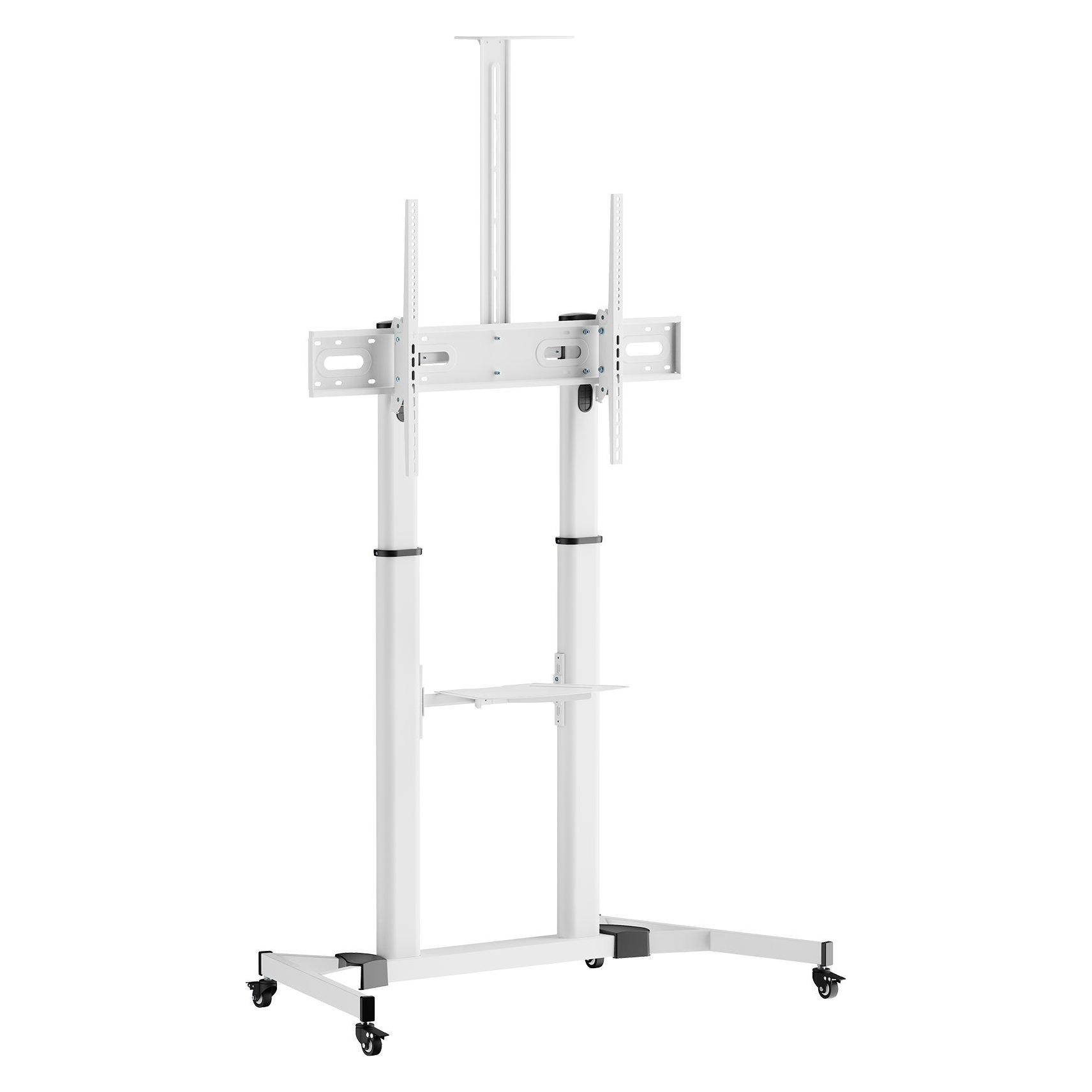 Sbox FS-3610 Floor Ultra-Large LED TV Stand 60-100" 100kg White (100 kg, 60" - 100") (FS-3610-W)