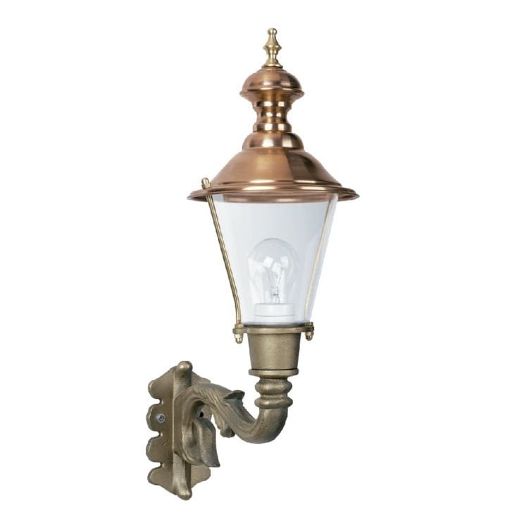 Ravensburg nostalgische wandlamp van KS Verlichting in brons