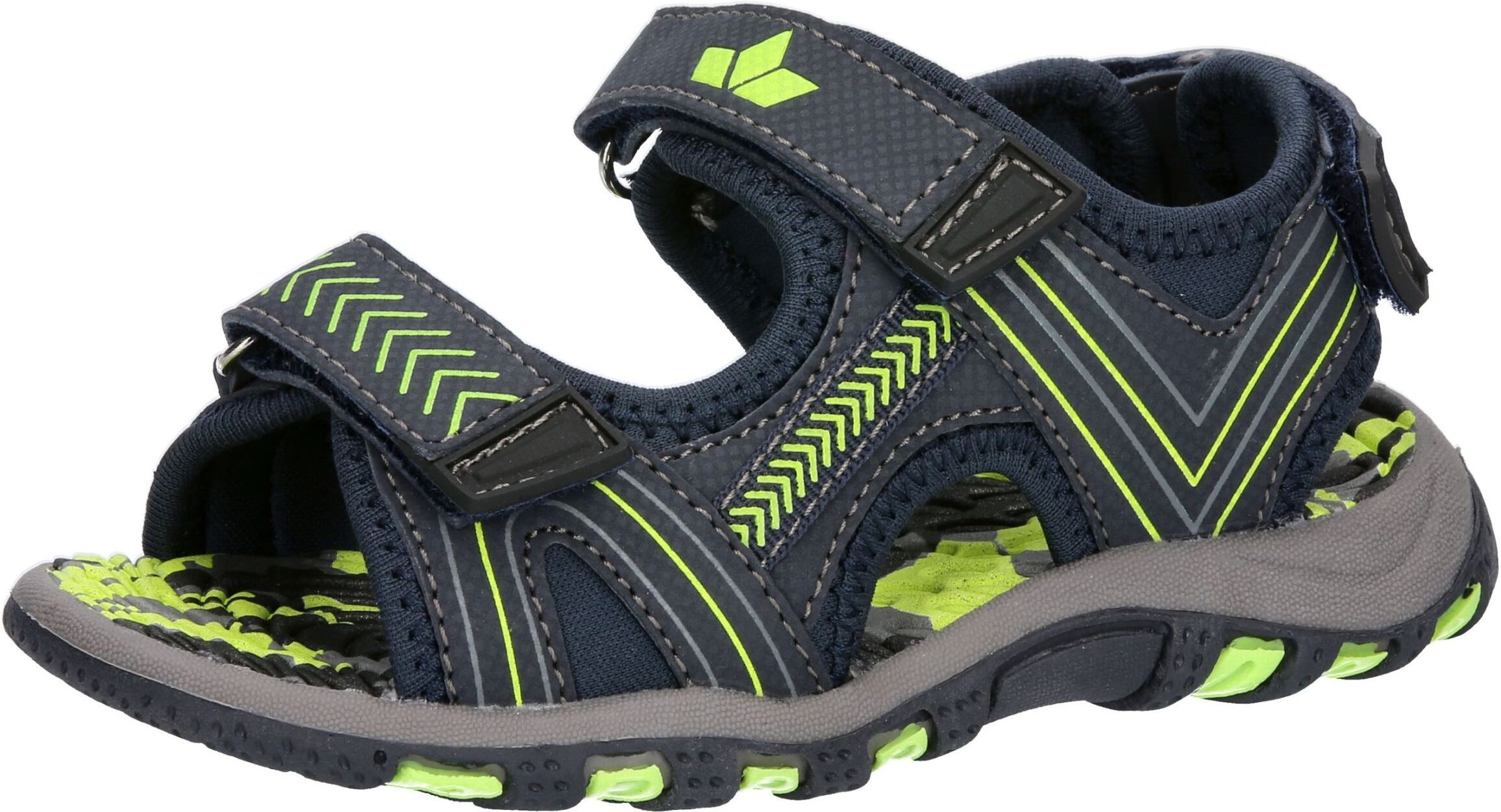 Sandale LICO "Sandale Hambo V", Jungen, Gr. 31, blau, Synthetik, Schuhe Sandale