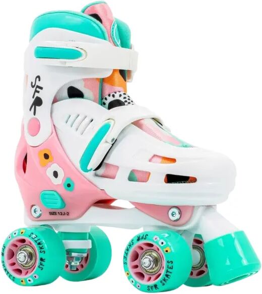 SFR Storm V Verstellbar Girls Rollschuhe (Flower - 30.5-34)