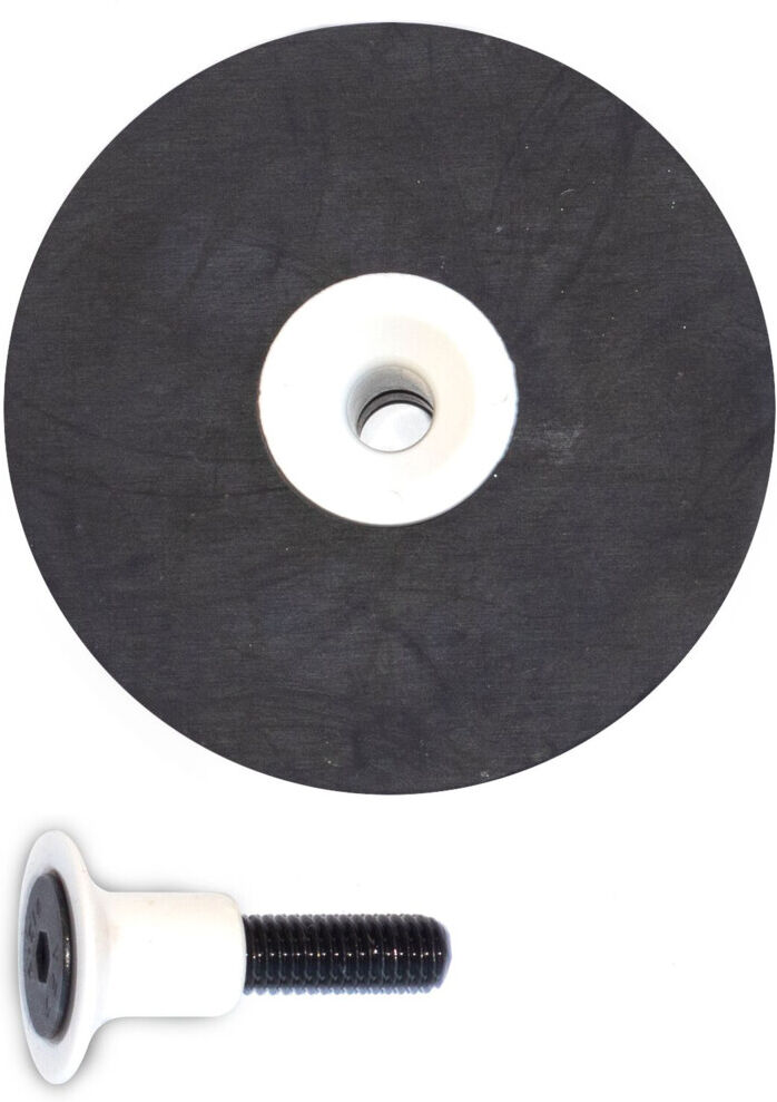 Roll Flexibler Gummischleifteller schwarz (1914972)