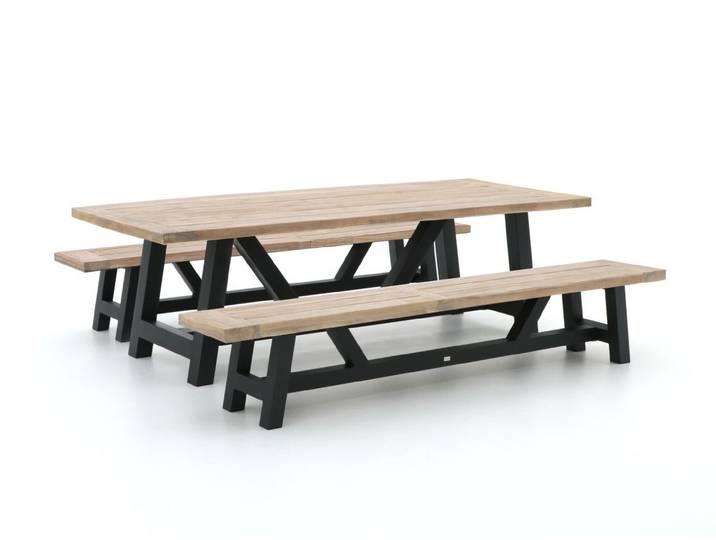 Bellagio Bresimo 260 cm Picknick Sitzgruppe 3-teilig