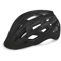 R2 Lumen Fahrradhelm schwarz matt Gr. S (52-56 cm)