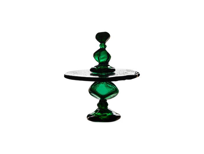 HK LIVING - Plat à gâteau Nienke Sikkema - Vert - Verre