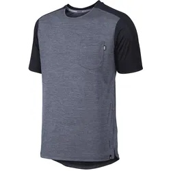 iXS, Mädchen, Velotrikot, Flow X Kids Jersey (S), Schwarz, Grau, S