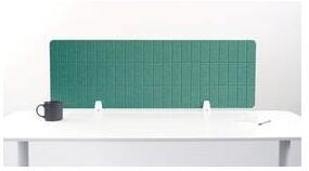 Felt Right Large Mint Desk Divider   Sound Dampening Desk Dividers