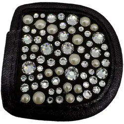 Hauke Schmidt Patches für Reithandschuh A touch of Magic Tack Glamor Snow schwarz