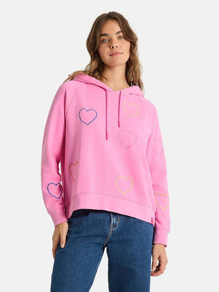 LIEBLINGSSTÜCK Hoodie "Air" in Rosa - 4XL