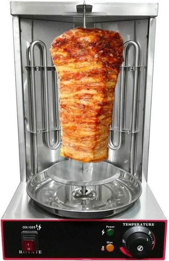 PEAM Professionele verticale dönergrill met temperatuurregeling, 3 kW