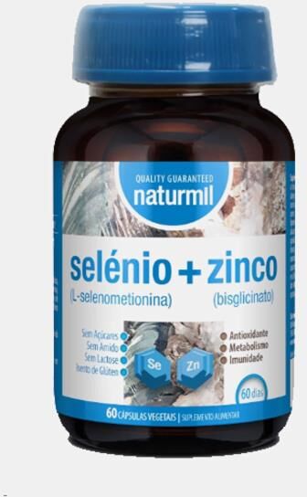 NATURMIL SELENIO + ZINCO 60 CAPSULAS